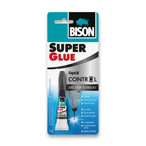 Vteřinové lepidlo Bison Super Glue Control 3 g